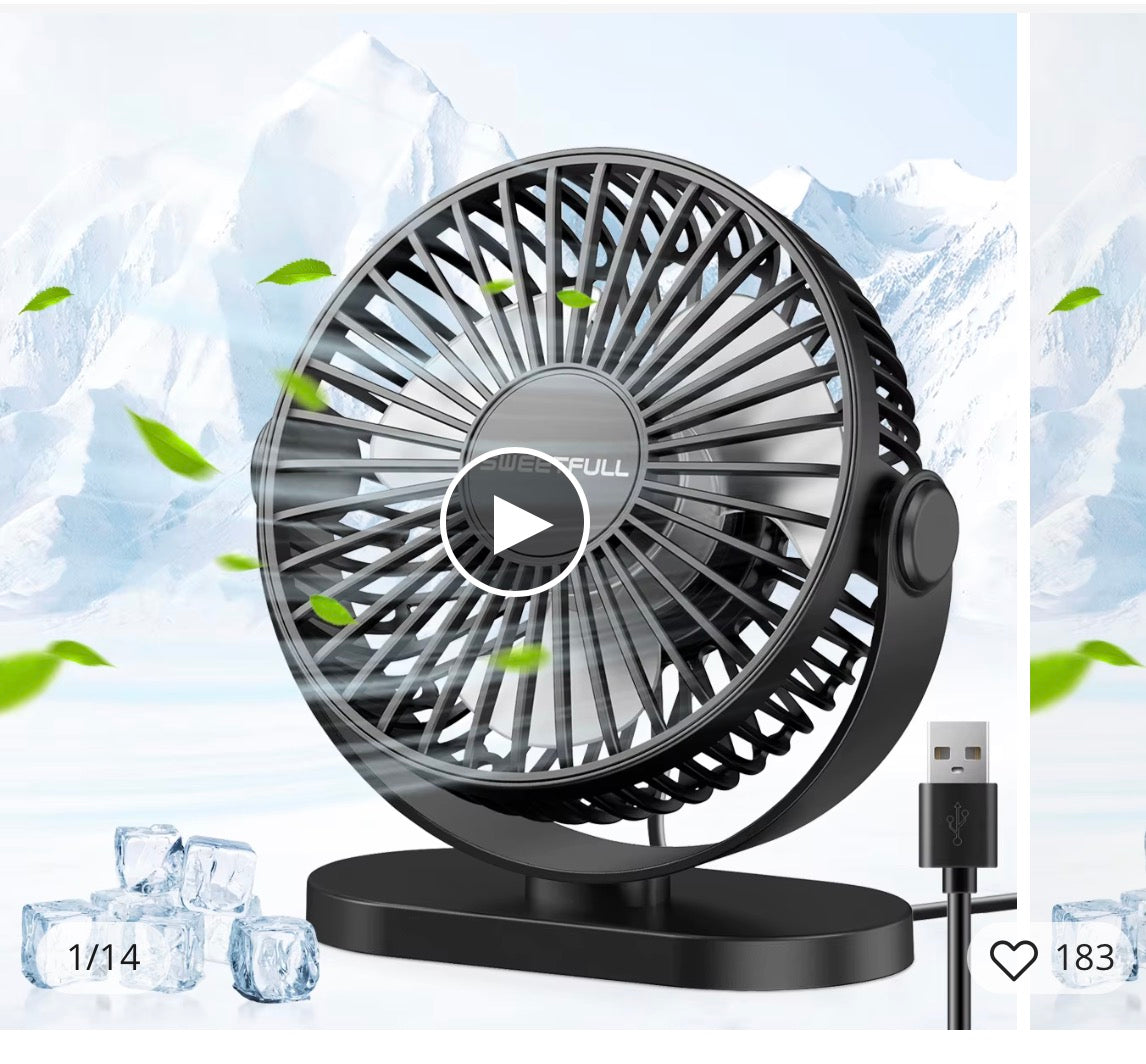 USB Desk Fan